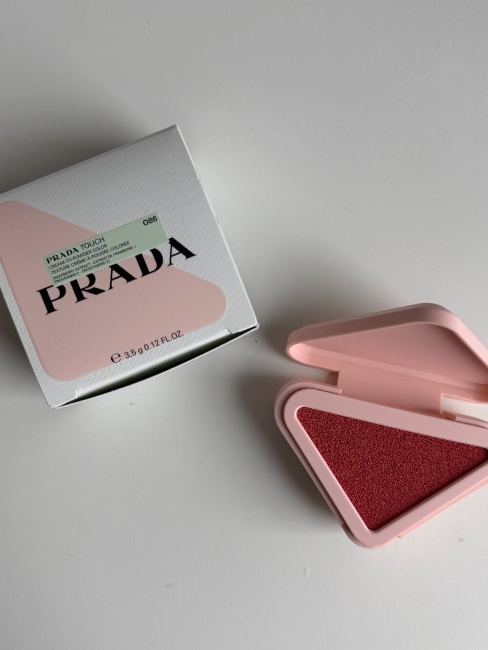 NWT Prada Touch Cream-to-Powder Blush O86 Peach